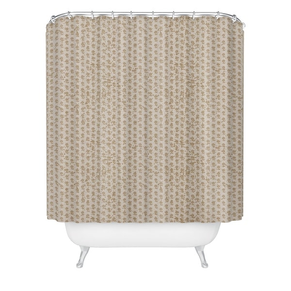 Holli Zollinger Macha Ditsy Made to Order Shower Curtain 71" x 74" with Liner On Sale Bed